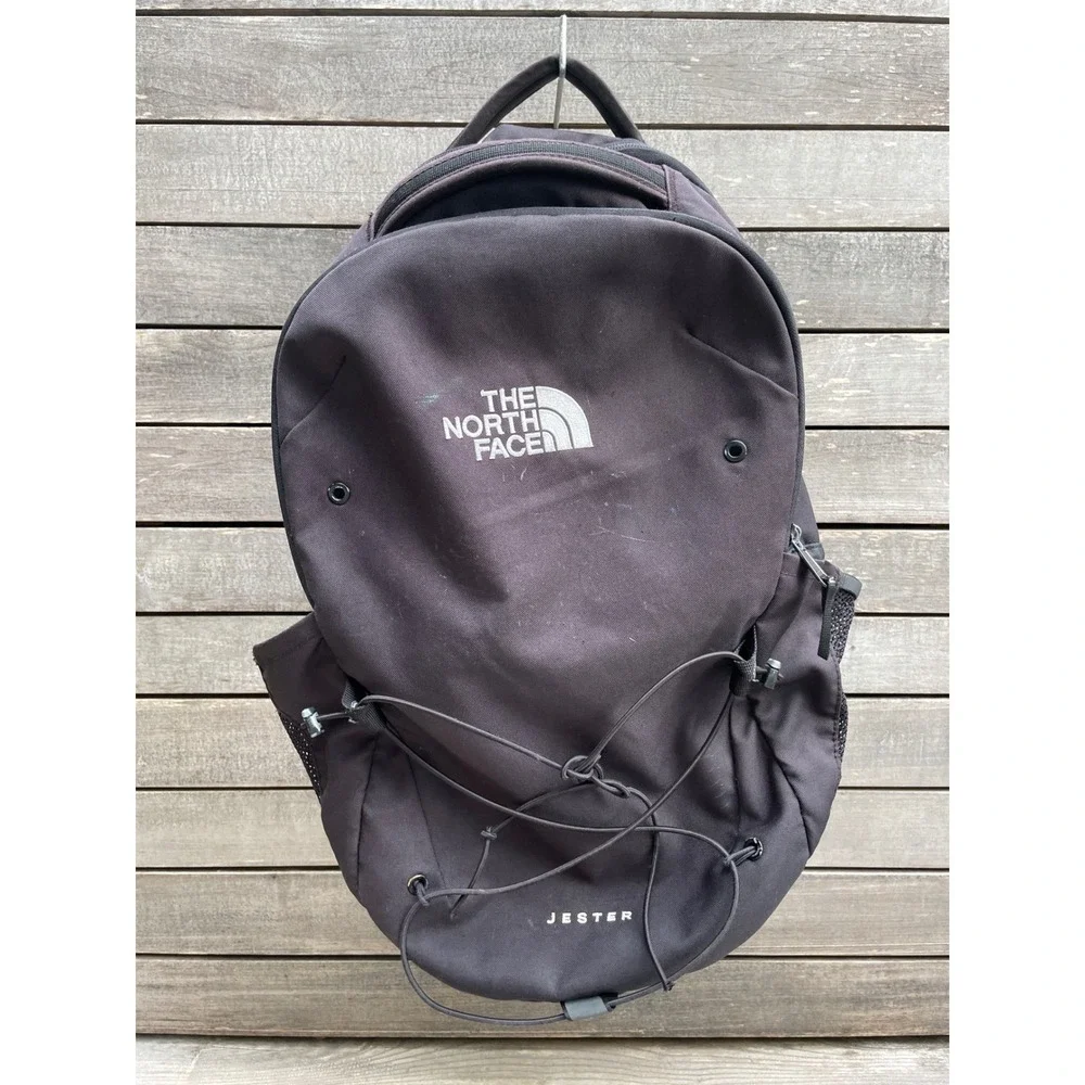 The North Face Jester Backpack Black Daypack NF0A3VXF Hiking School Bag